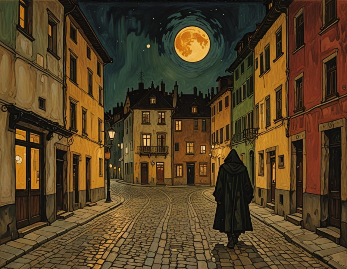 Mysterious Figure in 19th-Century Italian Red Light District...