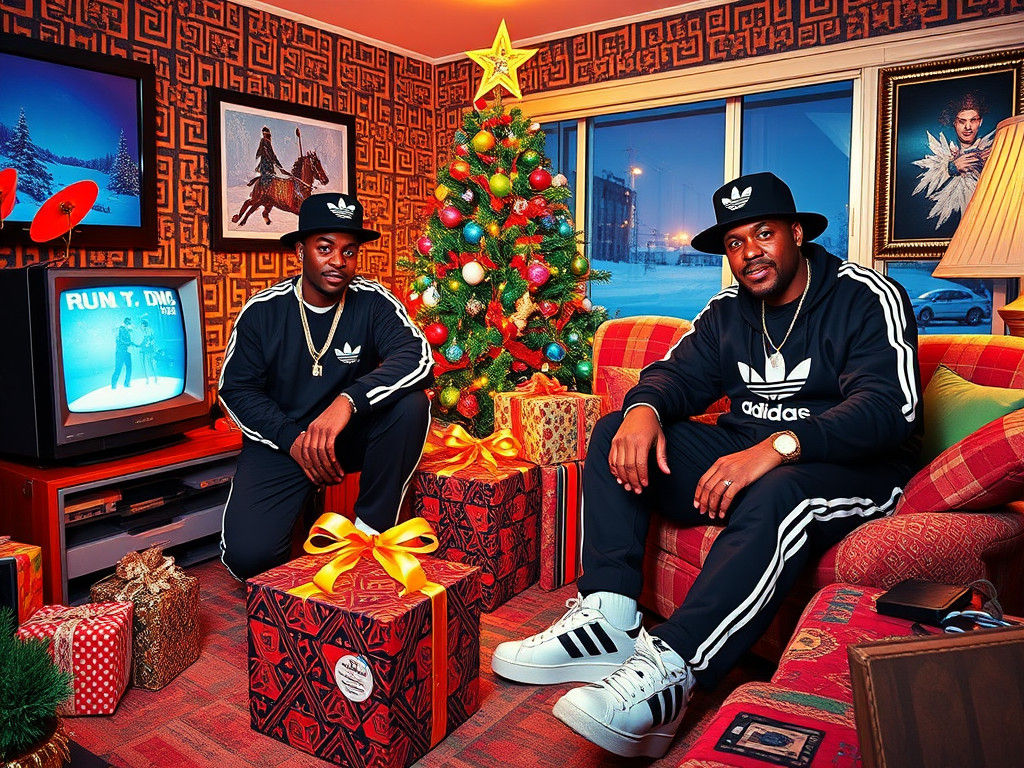 Run-DMC Celebrate 80s Christmas in Hip-Hop Style