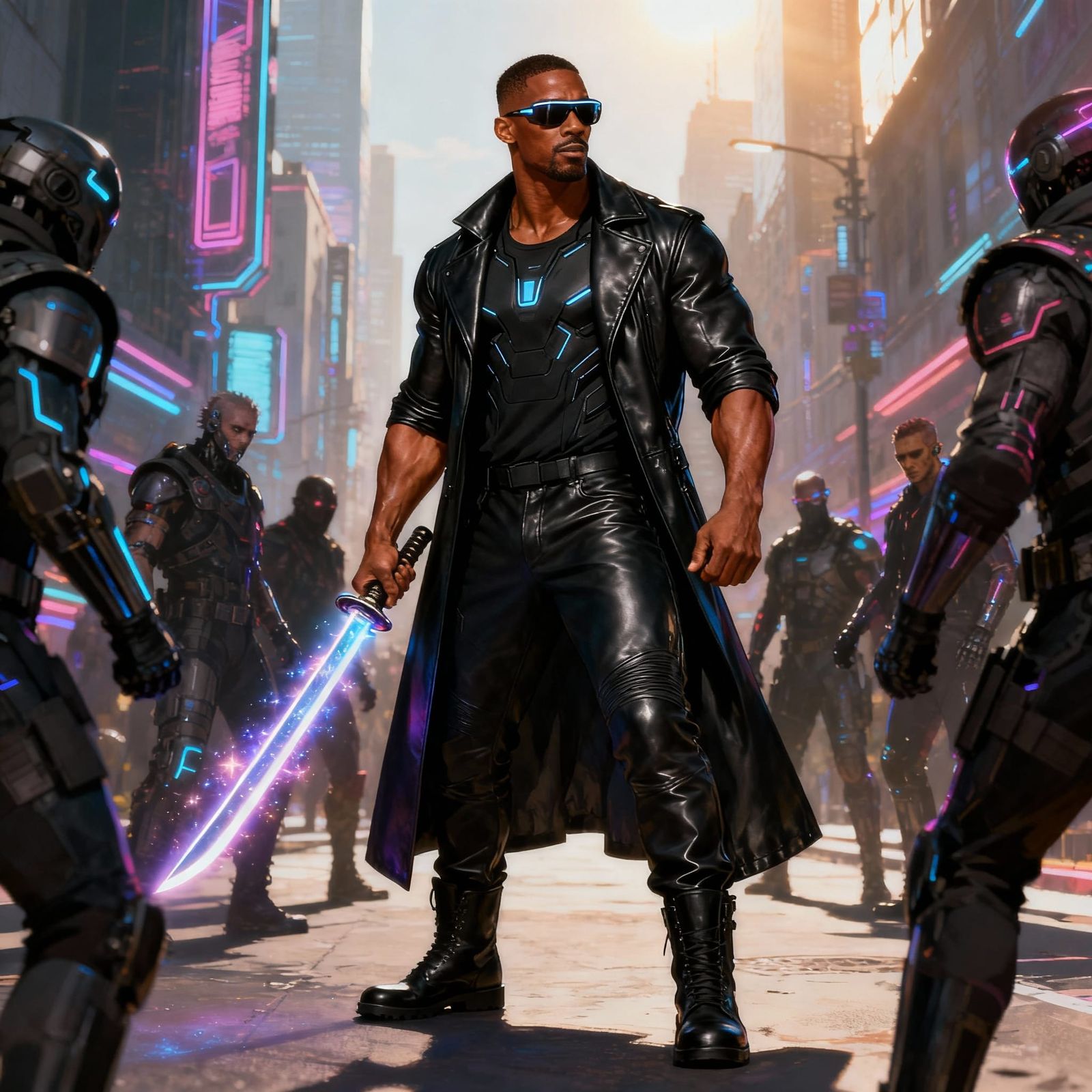 Lawman God Confronts Cyber Criminals in Futuristic City