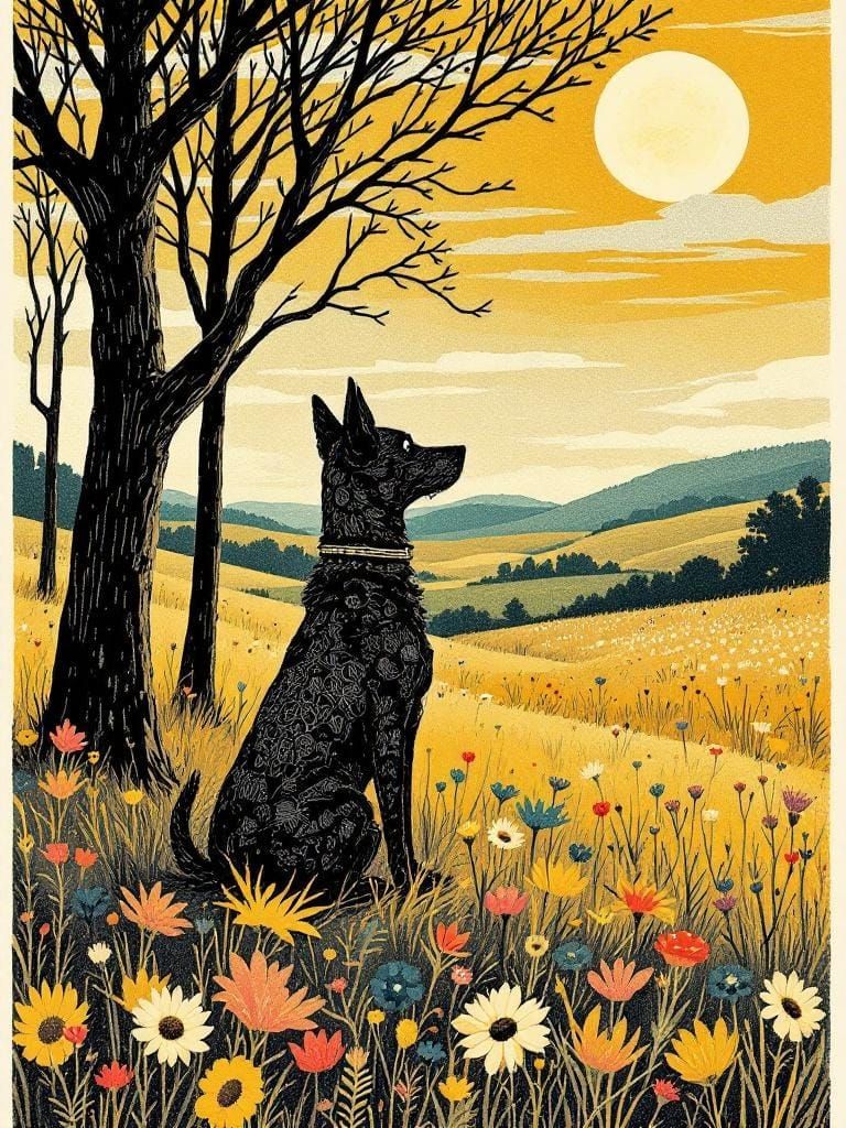 Dog in Sunlight: Doré and Blair Fusion