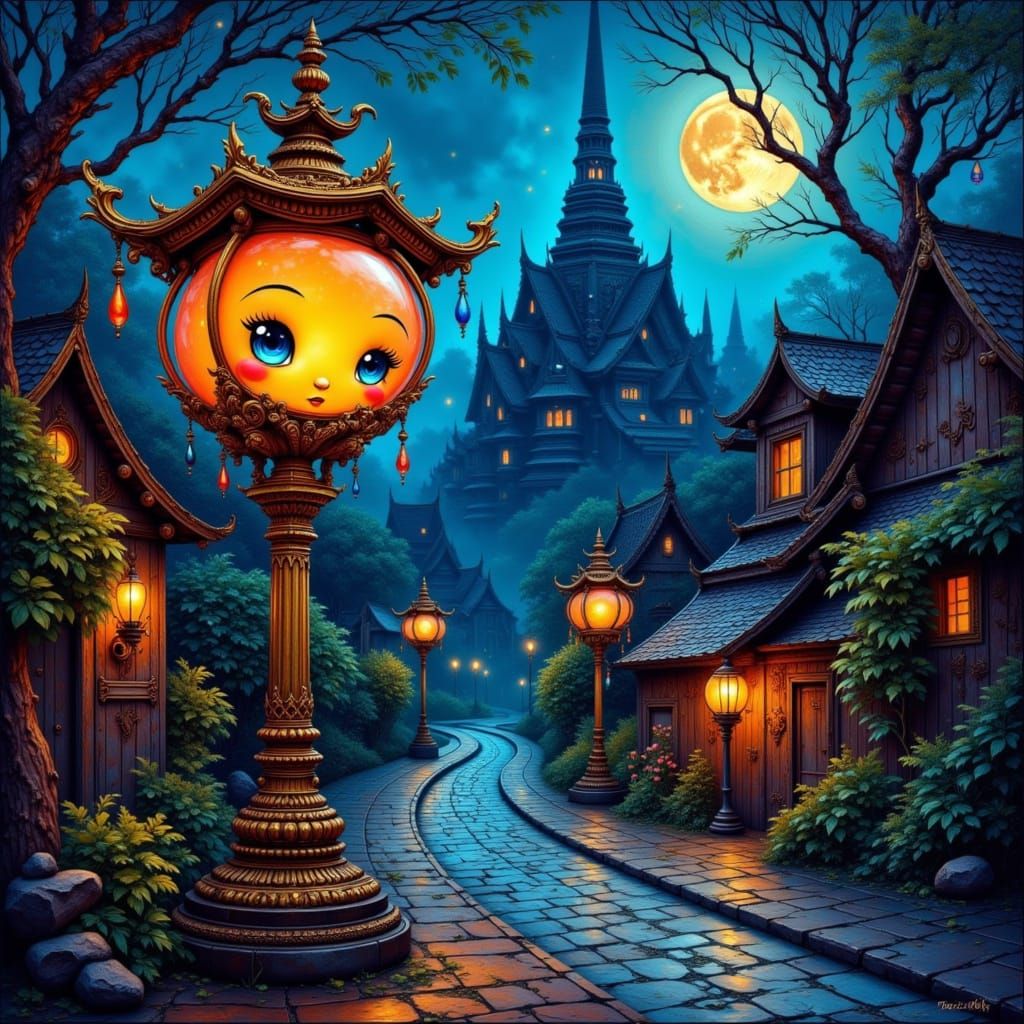 The Lonely Street Lamp