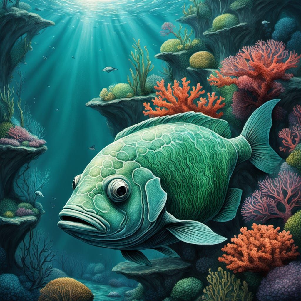 Underwater Pearl City Fantasy in 8K Resolution