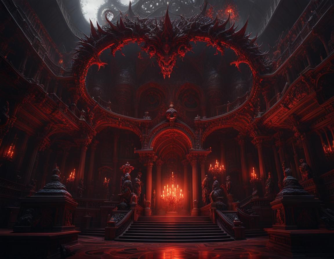 Sinister Fractal Dreamscape in Galactic Cosmos