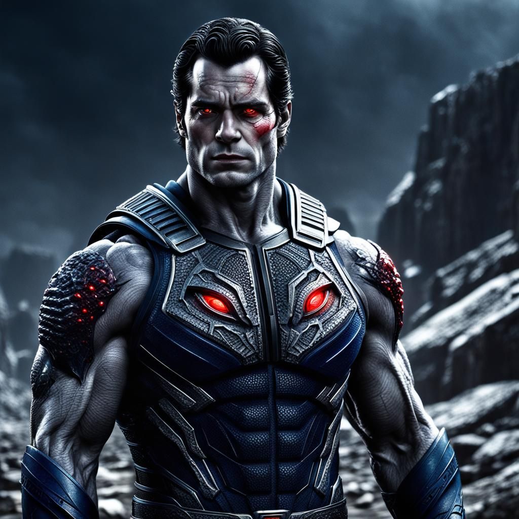 Henry Cavill as Darkseid: Hyperrealistic Alien Warlord