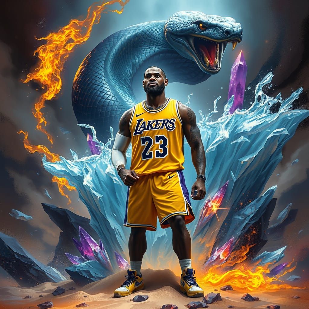 Lebron James Fantasy Digital Painting