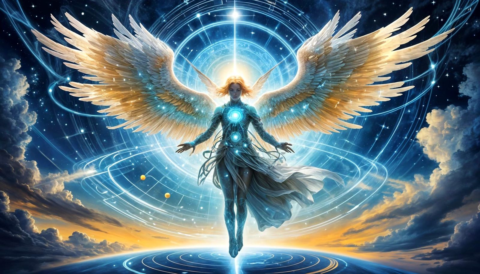 Astral Circuitry Angelic Scintillating Layers