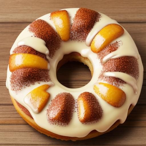 Creamy Sunrise Shiny Donuts