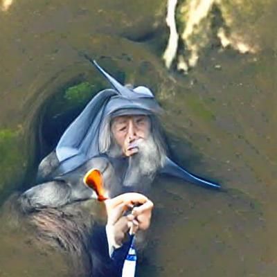 Gandalf the Wizard Digital Rendering