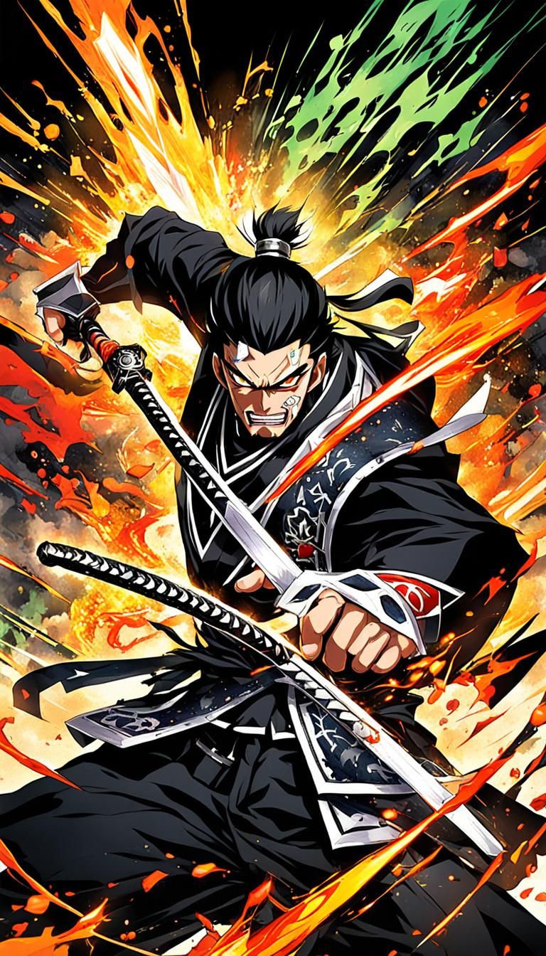 Anime Villain Showdown: Japanese Manga Art