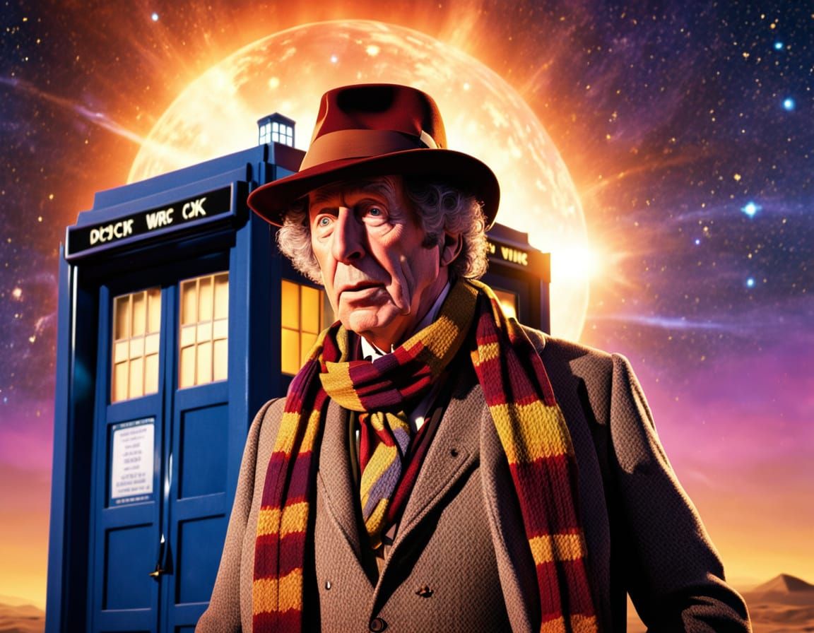 Doctor Who: Tom Baker Outside the TARDIS