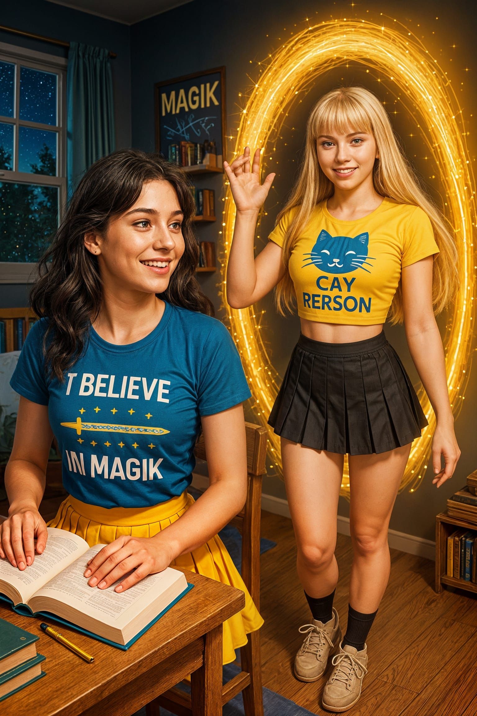 Kitty Pryde and Magik in Bedroom Scene