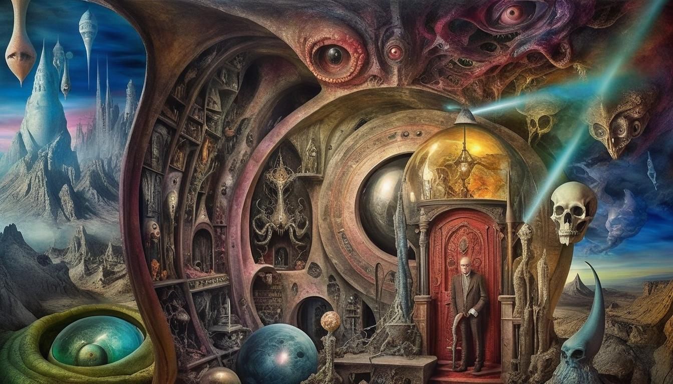 Sanctum Sanctorum in Visionary Surrealist Style