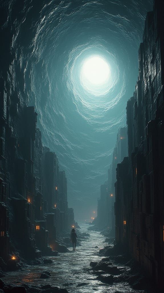 Eventide Singularity: City in a Black Hole