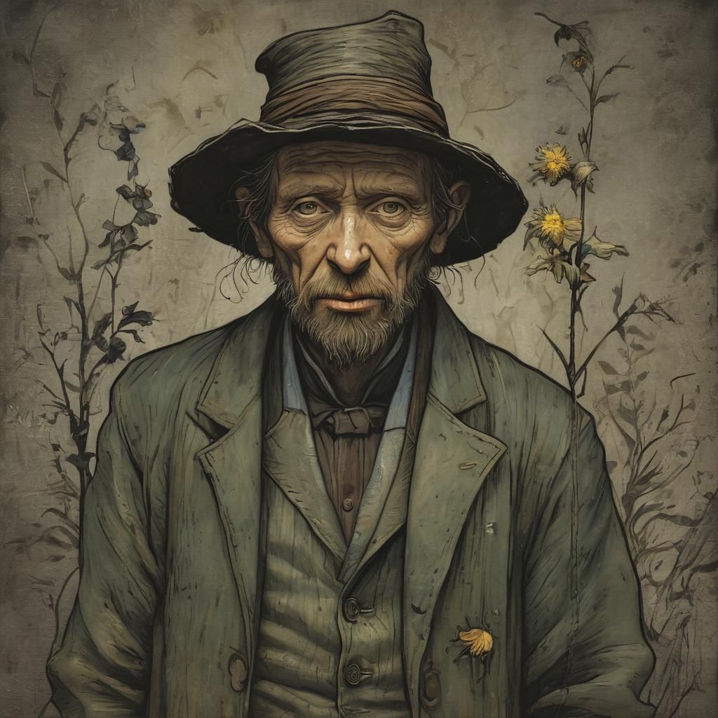 Grimdark Landscape in an Impressionistic Style