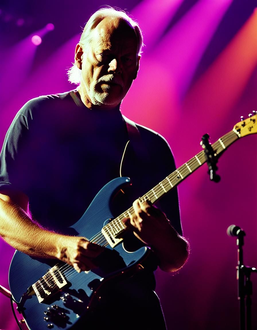 David Gilmour Guitar Solo at Pink Floyd Concert