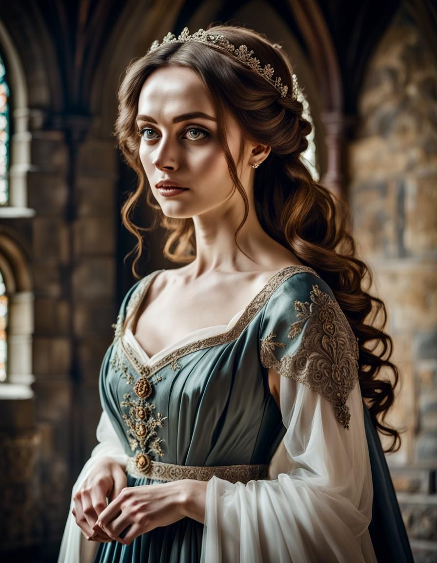 Medieval Bride Before Her Wedding Day