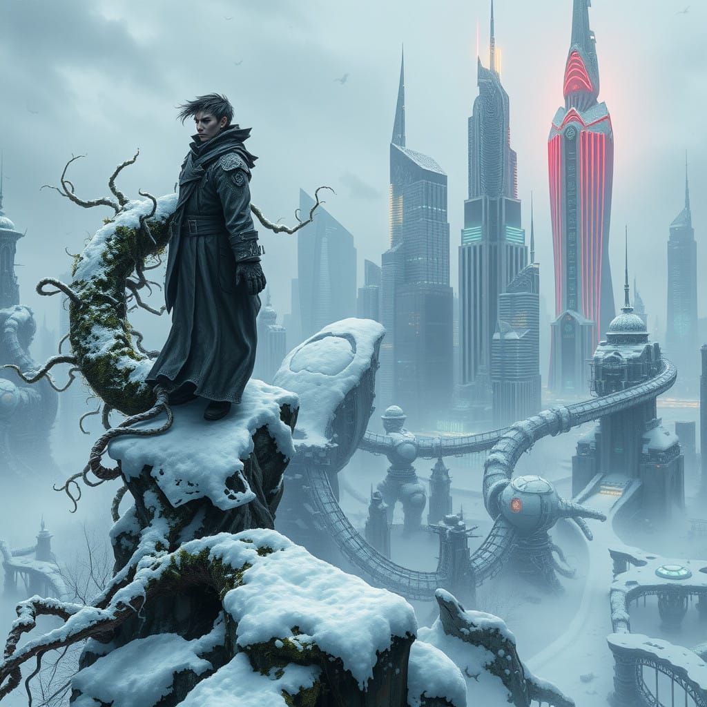 Frozen Metropolis: Post-Apocalyptic Dreams in Art Nouveau-Cy...