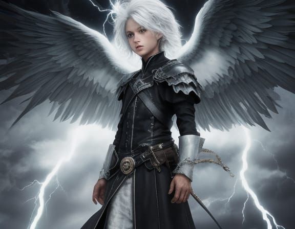 Stormbringer: Angelic Child Emerges from Tempest