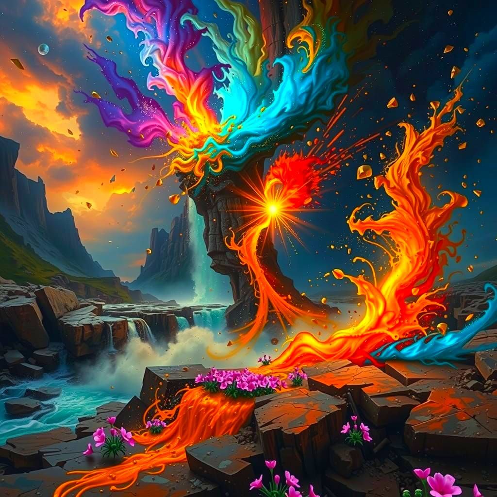 Cosmic Dance of Chaos and Beauty