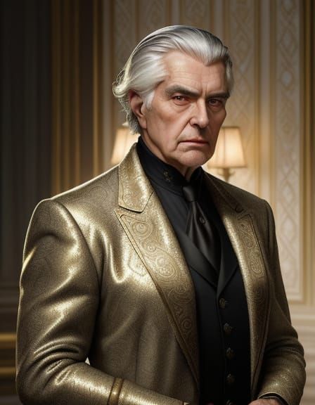 Elegant Noble with Regal Presence