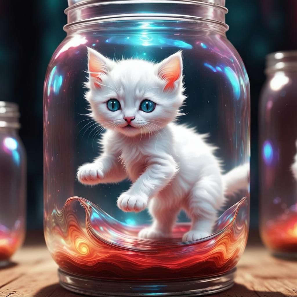 Holographic Waves Dancing in a Mason Jar