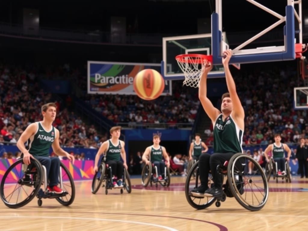 Paralympic Games: Wheelchair Basketball Action