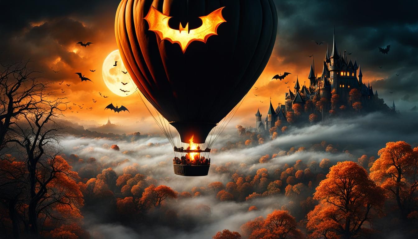 Halloween Hot Air Balloon