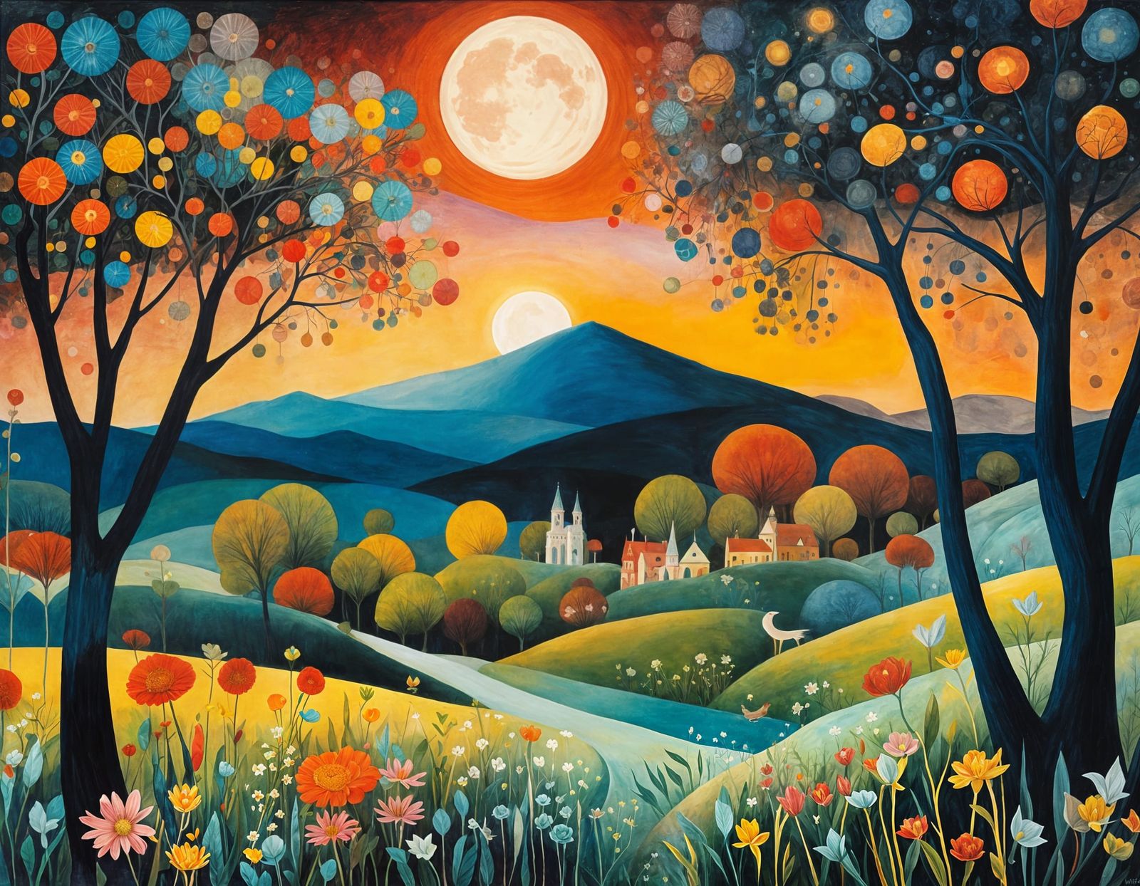 🗻  🗽 🚠 Mystical, moonlit, majestic, mirage, Mila Marquis, Rosina Wachtmeister, Clyde Aspevig