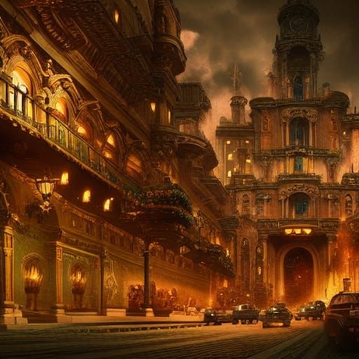 Epic Cinematic Mario Digital Matte Painting