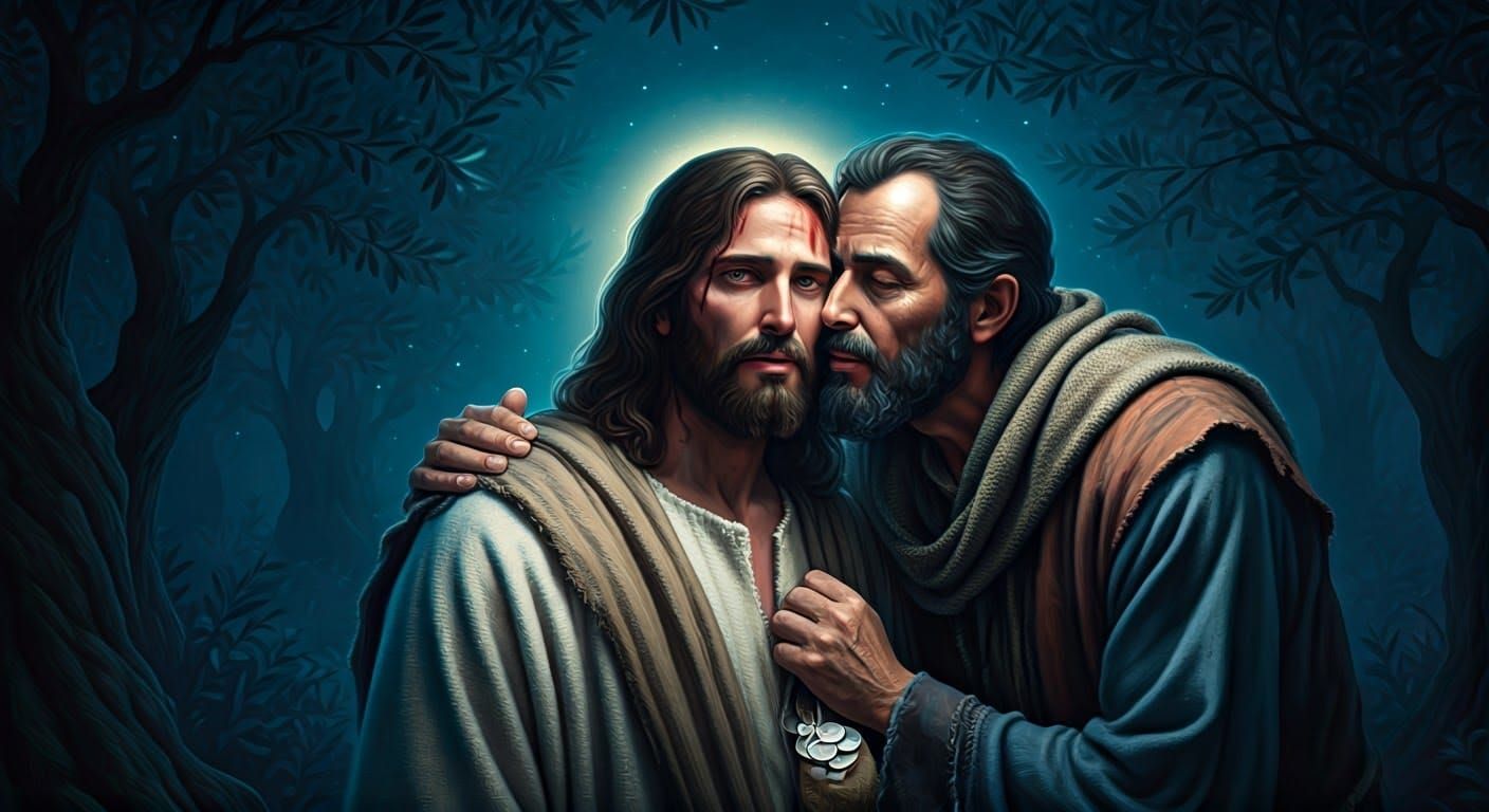 Jesus Betrayed in the Garden of Gethsemane