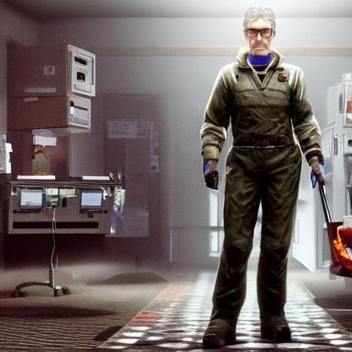 Cinematic Image of a Surgeon with Scars