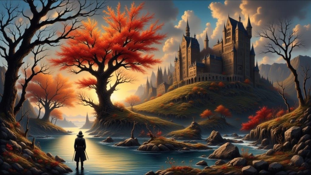 Colorful AI Seascape