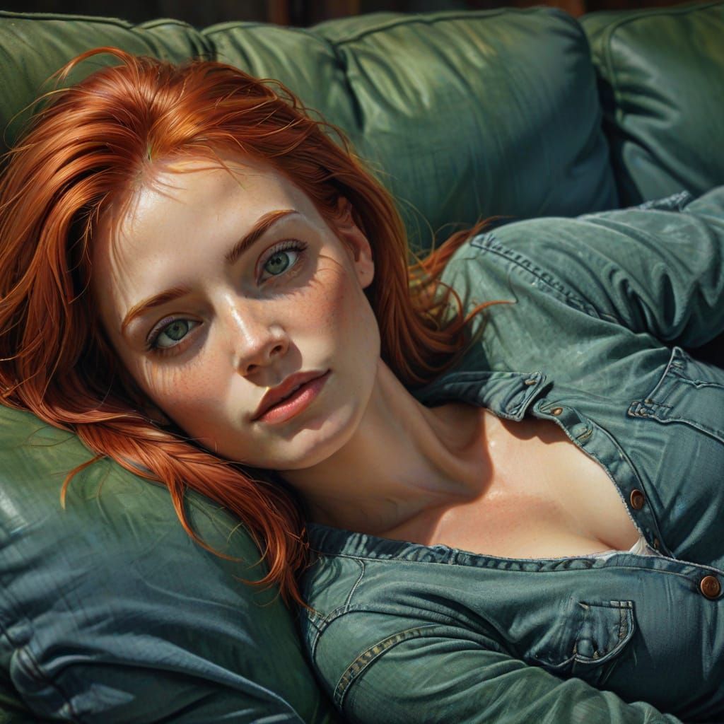 Acrylic and chalk highly detailed  digital painting of a bea...