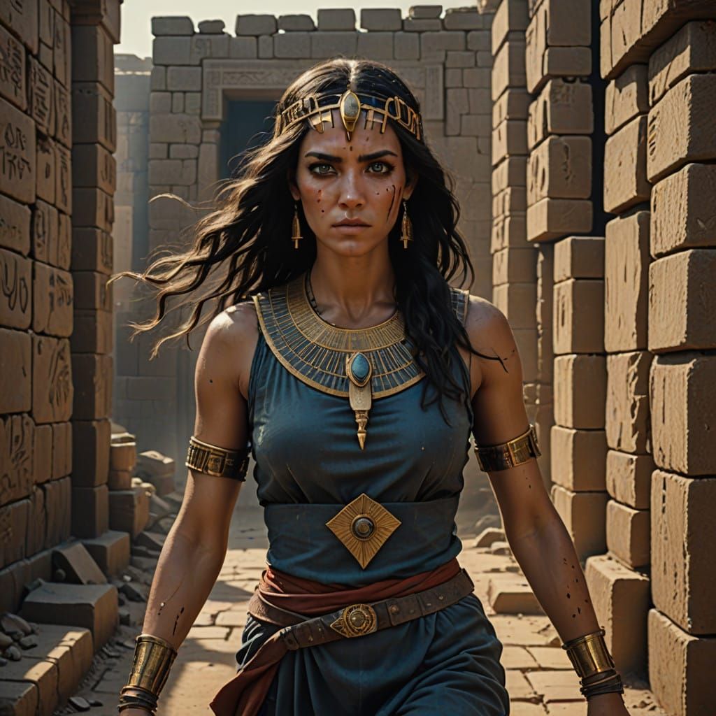 Ancient Egyptian Warrior Goddess Defies the Gods