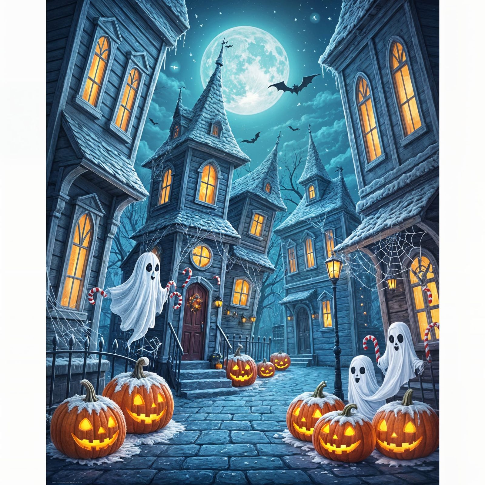 Haunted Holidays: Ghosts Decorate Sleepy Halloween Town