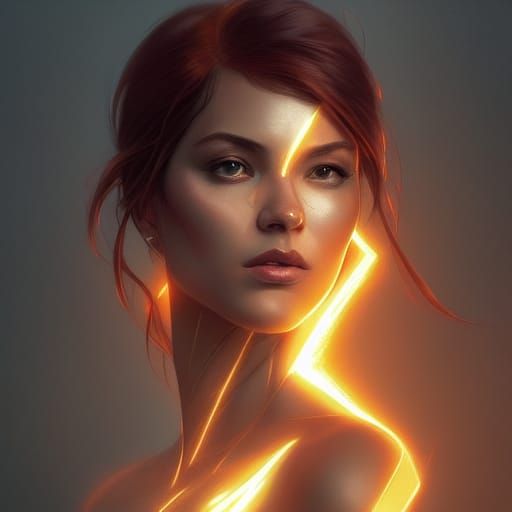 Flash Portrait in Hyperdetailed 4K Resolution