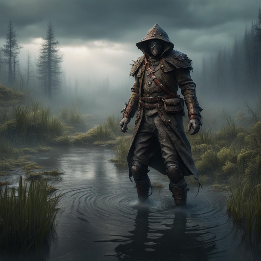 Master Huntsman in a Dark German Forest