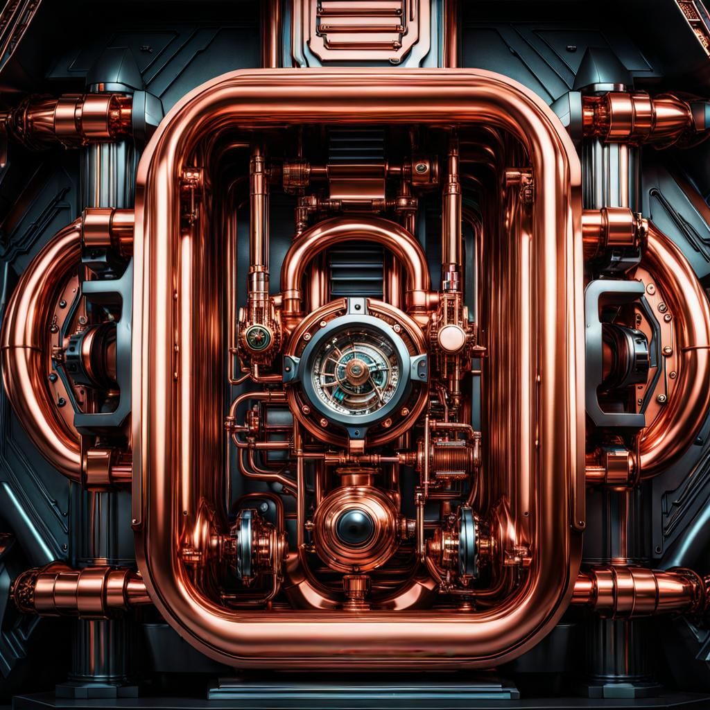 Deadly Copper Bind: Hyperrealistic Retrofuturism