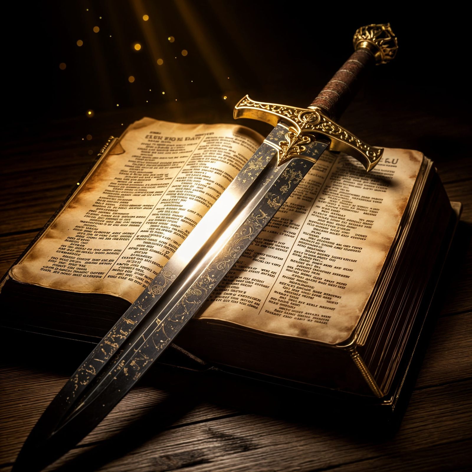 Hyperrealistic Bible Sword 4K