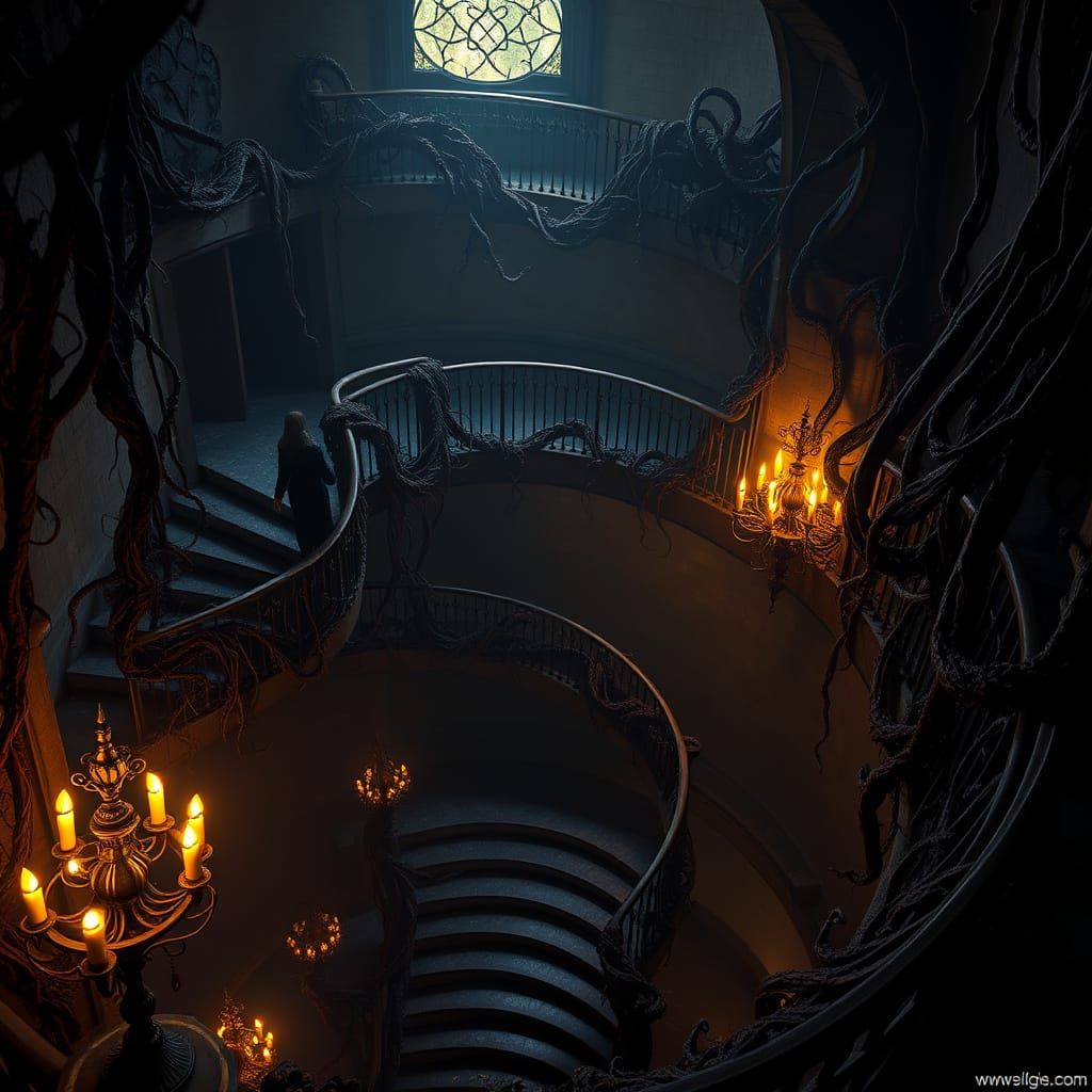 Ethereal Descent into a Mystical Realm