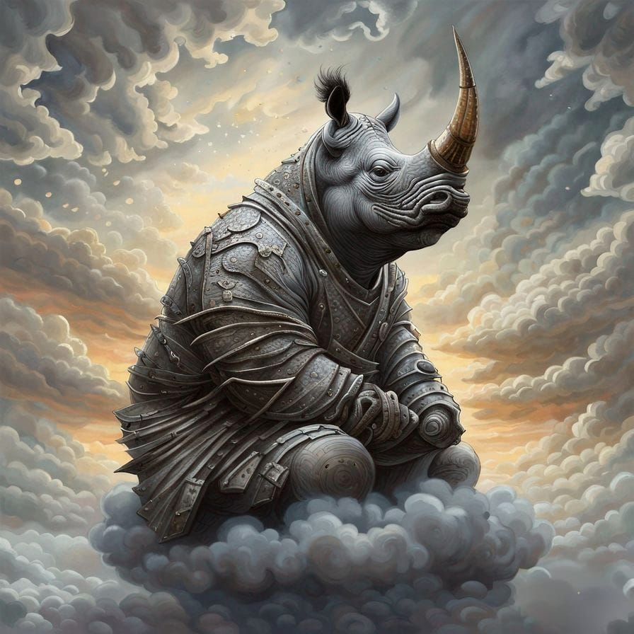 Enlightened Cloud-Roaming Rhinoceros