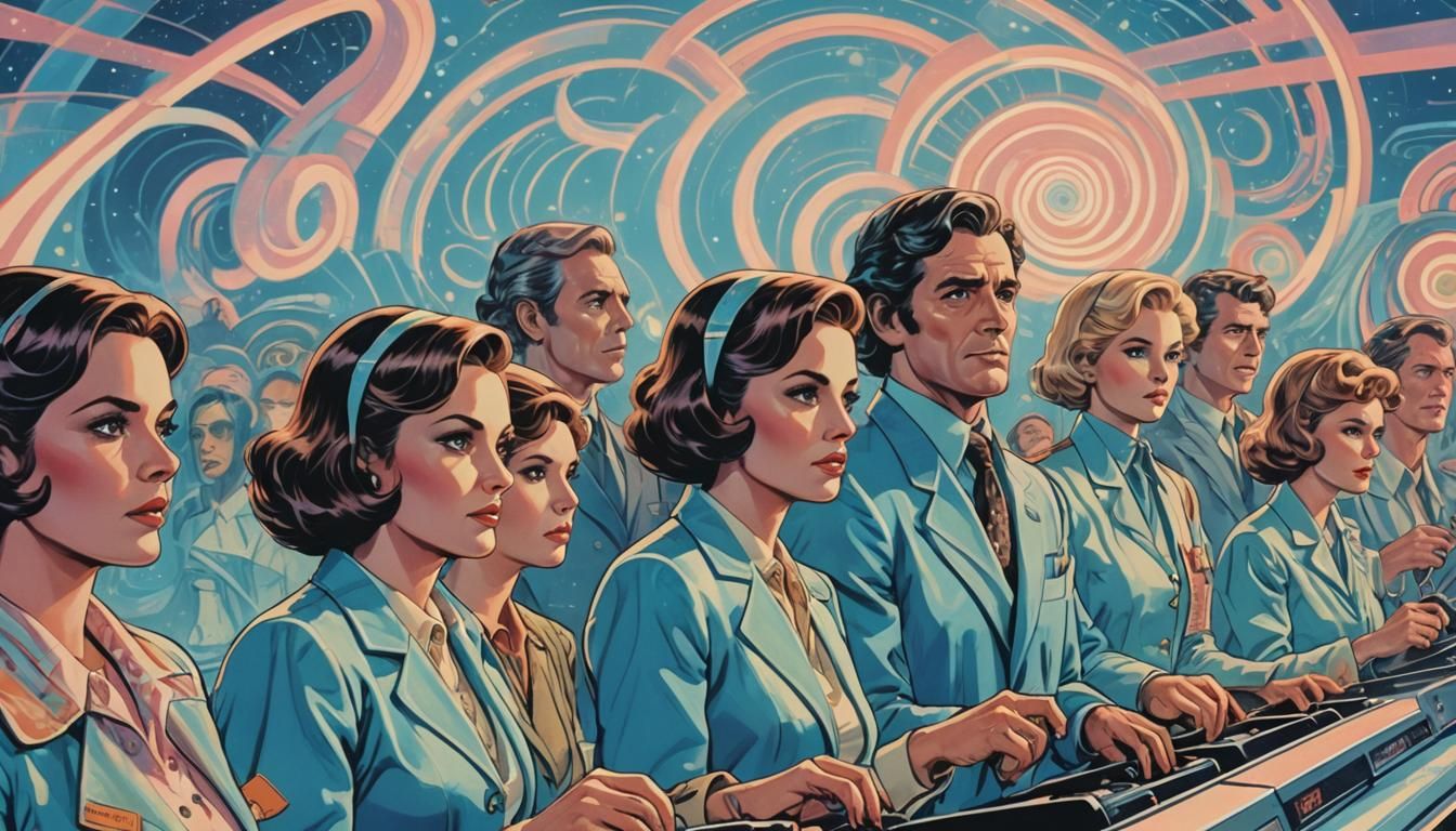 Retro Futurism: Cinema Viewers in Comic Book Style
