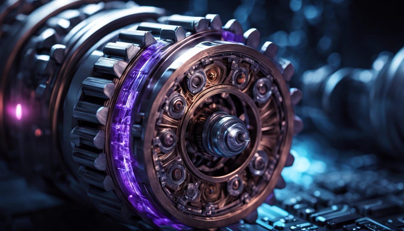 Hyperrealistic Quantum Screwdriver with Scientist