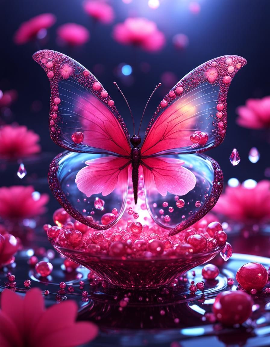 Beautiful Particles Butterfly