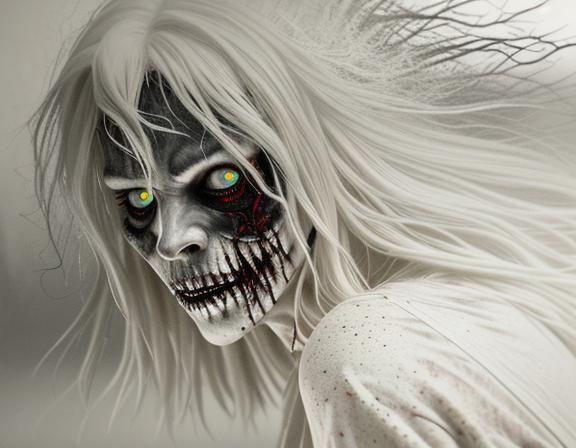 Spatula Hand Horror: Cinematic Still in Twilight Zone Style