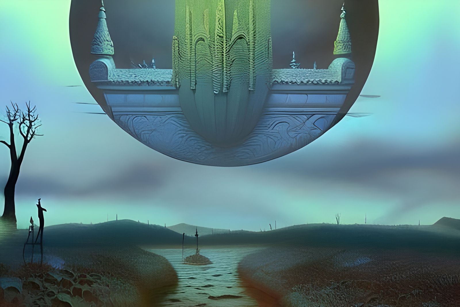 Mystical Underworld in Dark Fantasy Style