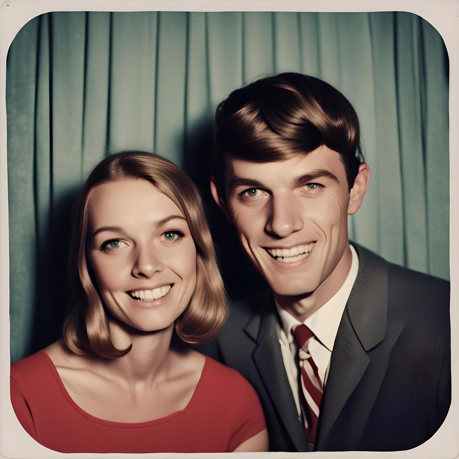 Instant photography from a 1960s photo booth, boyfriend and ...