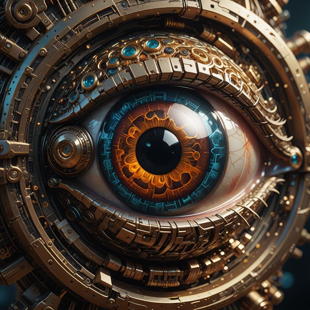 Steampunk Cyborg Eye