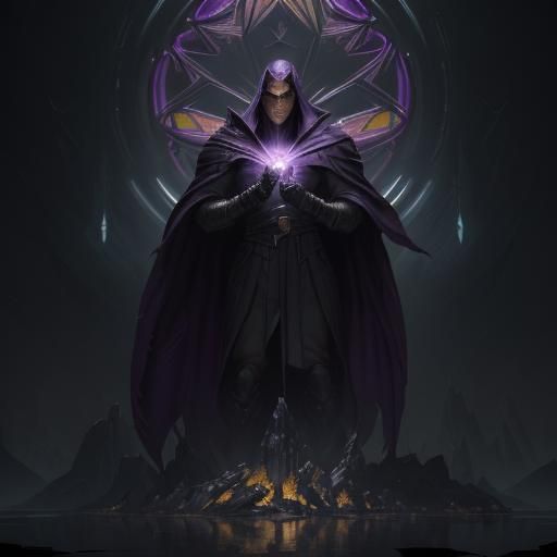 Magneto in Dark Fantasy Style, 8k Resolution