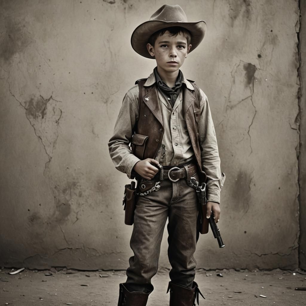 1950s Cowboy Portrait in the Style of Lee Jeffries